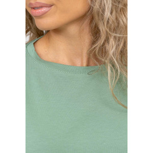 Костюм двойка женский 1267/11 кулирка с лайкрой (р-ры: 42-48) зеленый Костюм двойка женский 1267/11 кулирка с лайкрой (р-ры: 42-48) зеленый