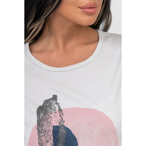 Костюм двойка женский 1654/3 кулирка-вискоза (р-ры: 48-58) серый Костюм двойка женский 1654/3 кулирка-вискоза (р-ры: 48-58) серый