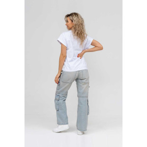 Футболка женская 1880/1 кулирка с лайкрой (р-ры: 42-54) белый Футболка женская 1880/1 кулирка с лайкрой (р-ры: 42-54) белый