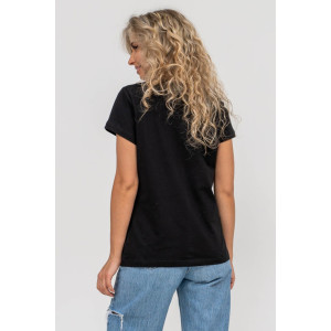 Футболка женская 1327 кулирка (р-ры: 44-54) черный Футболка женская 1327 кулирка (р-ры: 44-54) черный