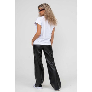 Футболка женская 1265 кулирка с лайкрой (р-ры: 42-54) белый Футболка женская 1265 кулирка с лайкрой (р-ры: 42-54) белый