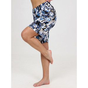 Шорты женские ШК-236 кулирка (последний размер) буквы с синей клеткой 56 Шорты женские ШК-236 кулирка (последний размер) буквы с синей клеткой 56