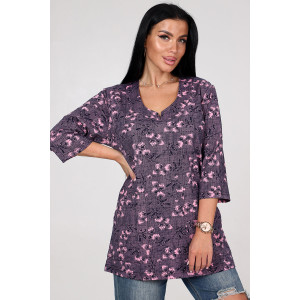 Туника-кофта женская ТК-2035 кулирка (последний размер) розовый клевер 56,60 Туника-кофта женская ТК-2035 кулирка (последний размер) розовый клевер 56,60