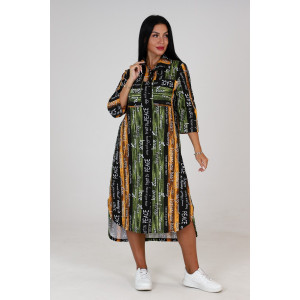 Туника женская "Миди" ТК-25 кулирка (последний размер) гармония горчица 48,54 Туника женская "Миди" ТК-25 кулирка (последний размер) гармония горчица 48,54