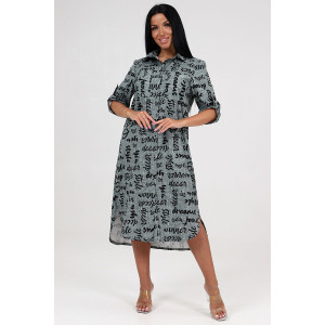 Туника женская "Миди" ТК-25 кулирка (последний размер) черные надписи на зеленой рогожке 50,54,62 Туника женская "Миди" ТК-25 кулирка (последний размер) черные надписи на зеленой рогожке 50,54,62