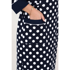 Халат женский ХИ-428 интерлок пенье (последний размер) горох 54,56 Халат женский ХИ-428 интерлок пенье (последний размер) горох 54,56