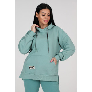 Худи женское "Оверсайз" ХФ-75 футер петля (последний размер) оливка 50 Худи женское "Оверсайз" ХФ-75 футер петля (последний размер) оливка 50