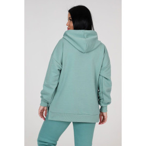 Худи женское "Оверсайз" ХФ-75 футер петля (последний размер) оливка 50 Худи женское "Оверсайз" ХФ-75 футер петля (последний размер) оливка 50