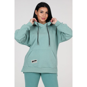 Худи женское "Оверсайз" ХФ-75 футер петля (последний размер) оливка 50 Худи женское "Оверсайз" ХФ-75 футер петля (последний размер) оливка 50