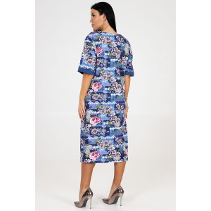 Платье женское "Ретро персона" ПлК-422 кулирка (последний размер) романс 66,70 Платье женское "Ретро персона" ПлК-422 кулирка (последний размер) романс 66,70