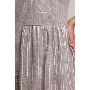 Платье женское "Баронесса-1" кулирка (последний размер) бежевый 56 Платье женское "Баронесса-1" кулирка (последний размер) бежевый 56