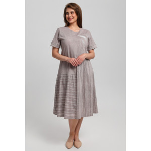 Платье женское "Баронесса-1" кулирка (последний размер) бежевый 56 Платье женское "Баронесса-1" кулирка (последний размер) бежевый 56