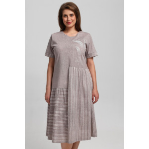 Платье женское "Баронесса-1" кулирка (последний размер) бежевый 56 Платье женское "Баронесса-1" кулирка (последний размер) бежевый 56