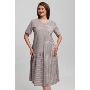 Платье женское "Баронесса-1" кулирка (последний размер) бежевый 56 Платье женское "Баронесса-1" кулирка (последний размер) бежевый 56