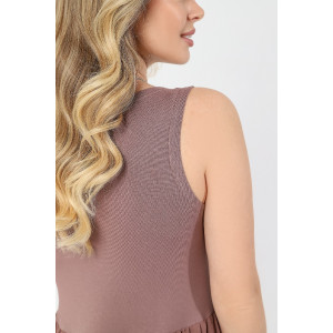 Платье женское "Лилу" вискоза+лен-манго (последний размер) кофейный 46,50 Платье женское "Лилу" вискоза+лен-манго (последний размер) кофейный 46,50