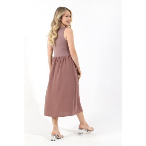 Платье женское "Лилу" вискоза+лен-манго (последний размер) кофейный 46,50 Платье женское "Лилу" вискоза+лен-манго (последний размер) кофейный 46,50