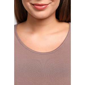 Платье женское "Женственность" вискоза-штапель (последний размер) кофейный 50,52 Платье женское "Женственность" вискоза-штапель (последний размер) кофейный 50,52