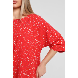 Блузка женская "Долина-3" штапель (последний размер) красный 58 Блузка женская "Долина-3" штапель (последний размер) красный 58