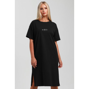 Туника женская "Сабо-1" кулирка (последний размер) черный 50 Туника женская "Сабо-1" кулирка (последний размер) черный 50