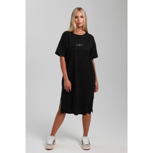 Туника женская "Сабо-1" кулирка (последний размер) черный 50 Туника женская "Сабо-1" кулирка (последний размер) черный 50