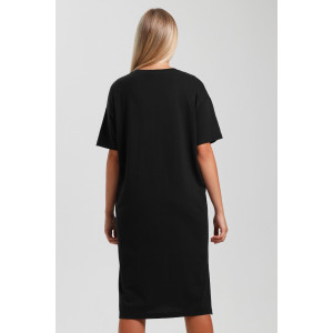 Туника женская "Сабо-1" кулирка (последний размер) черный 50 Туника женская "Сабо-1" кулирка (последний размер) черный 50