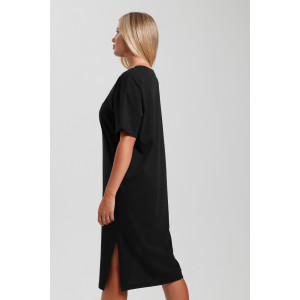 Туника женская "Сабо-1" кулирка (последний размер) черный 50 Туника женская "Сабо-1" кулирка (последний размер) черный 50