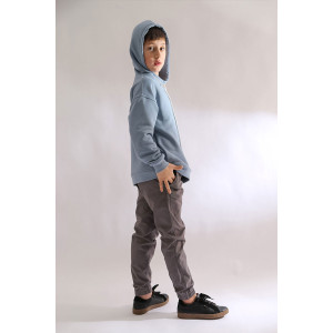 Толстовка детская "Трек-3" футер 3-х нитка петля пенье (последний размер) серо-голубой 128 Толстовка детская "Трек-3" футер 3-х нитка петля пенье (последний размер) серо-голубой 128