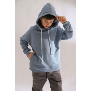 Толстовка детская "Трек-3" футер 3-х нитка петля пенье (последний размер) серо-голубой 128 Толстовка детская "Трек-3" футер 3-х нитка петля пенье (последний размер) серо-голубой 128