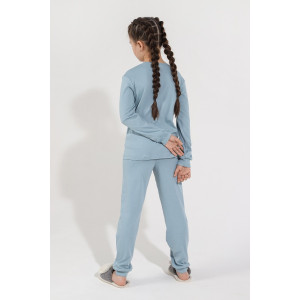 Пижама детская "Энди" интерлок (последний размер) серый 128 Пижама детская "Энди" интерлок (последний размер) серый 128