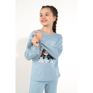 Пижама детская "Энди" интерлок (последний размер) серый 128 Пижама детская "Энди" интерлок (последний размер) серый 128