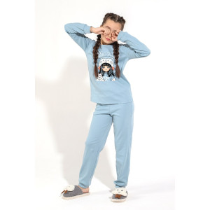 Пижама детская "Энди" интерлок (последний размер) серый 128 Пижама детская "Энди" интерлок (последний размер) серый 128