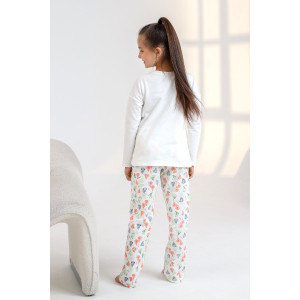 Пижама детская "Дрема-4" футер 2-х нитка с начесом (последний размер) молочный 158 Пижама детская "Дрема-4" футер 2-х нитка с начесом (последний размер) молочный 158