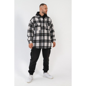 Рубашка мужская "Квадро-4" фактурное полотно (последний размер) черный 58 Рубашка мужская "Квадро-4" фактурное полотно (последний размер) черный 58