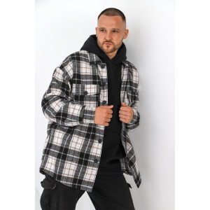 Рубашка мужская "Квадро-4" фактурное полотно (последний размер) черный 58 Рубашка мужская "Квадро-4" фактурное полотно (последний размер) черный 58