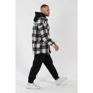 Рубашка мужская "Квадро-4" фактурное полотно (последний размер) черный 58 Рубашка мужская "Квадро-4" фактурное полотно (последний размер) черный 58