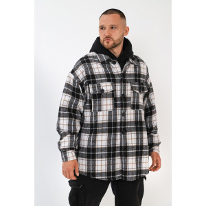 Рубашка мужская "Квадро-4" фактурное полотно (последний размер) черный 58 Рубашка мужская "Квадро-4" фактурное полотно (последний размер) черный 58