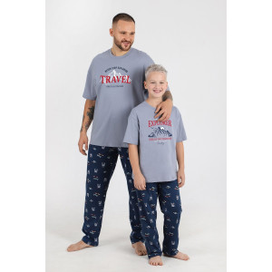 Костюм двойка мужской "Тревел-2" кулирка (последний размер) серый 56 Костюм двойка мужской "Тревел-2" кулирка (последний размер) серый 56