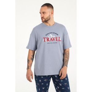 Костюм двойка мужской "Тревел-2" кулирка (последний размер) серый 56 Костюм двойка мужской "Тревел-2" кулирка (последний размер) серый 56