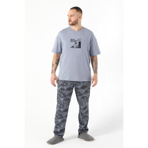 Костюм двойка мужской "Горец-3" кулирка (последний размер) серый 48 Костюм двойка мужской "Горец-3" кулирка (последний размер) серый 48