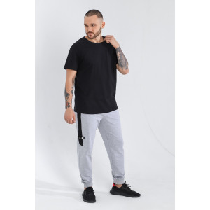 Брюки мужские "Кент-2.2" футер 2-х нитка с лайкрой (последний размер) серый меланж 48 Брюки мужские "Кент-2.2" футер 2-х нитка с лайкрой (последний размер) серый меланж 48