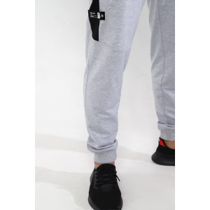 Брюки мужские "Кент-2.2" футер 2-х нитка с лайкрой (последний размер) серый меланж 48 Брюки мужские "Кент-2.2" футер 2-х нитка с лайкрой (последний размер) серый меланж 48