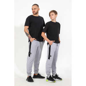 Брюки мужские "Кент-2.2" футер 2-х нитка с лайкрой (последний размер) серый меланж 48 Брюки мужские "Кент-2.2" футер 2-х нитка с лайкрой (последний размер) серый меланж 48