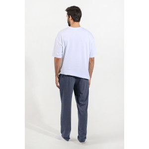 Брюки мужские "Герой-6" кулирка (последний размер) серо-синий меланж 60,62 Брюки мужские "Герой-6" кулирка (последний размер) серо-синий меланж 60,62