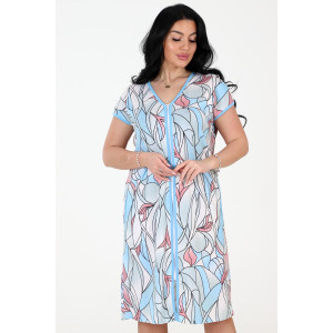 Халат женский "Кимоно" ХВ-46 вискоза (последний размер) витраж 50 Халат женский "Кимоно" ХВ-46 вискоза (последний размер) витраж 50