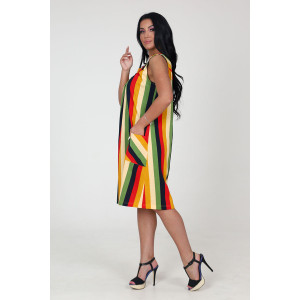 Сарафан женский СК-418 "Вертикаль" кулирка (последний размер) горчица 48 Сарафан женский СК-418 "Вертикаль" кулирка (последний размер) горчица 48