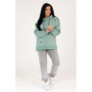 Худи женское "Оверсайз" ХФ-05 футер с начесом (последний размер) оливка 54 Худи женское "Оверсайз" ХФ-05 футер с начесом (последний размер) оливка 54