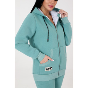 Толстовка женская ТлФ-839 футер с начесом (последний размер) оливка 62 Толстовка женская ТлФ-839 футер с начесом (последний размер) оливка 62