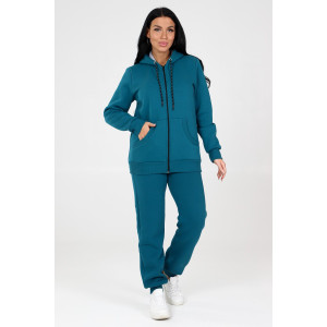 Толстовка женская ТлФ-839 футер с начесом (последний размер) петроль 48 Толстовка женская ТлФ-839 футер с начесом (последний размер) петроль 48