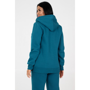 Толстовка женская ТлФ-839 футер с начесом (последний размер) петроль 48 Толстовка женская ТлФ-839 футер с начесом (последний размер) петроль 48