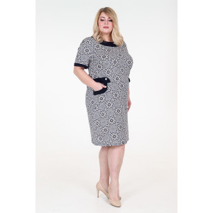 Платье женское "Ретро персона" ПлК-422 кулирка (последний размер) восточные мотивы 66 Платье женское "Ретро персона" ПлК-422 кулирка (последний размер) восточные мотивы 66